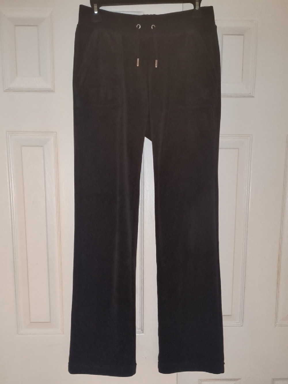 Juicy Couture Classic Velour Del Ray Pant In Black Size S Rare - Picture 4 of 7